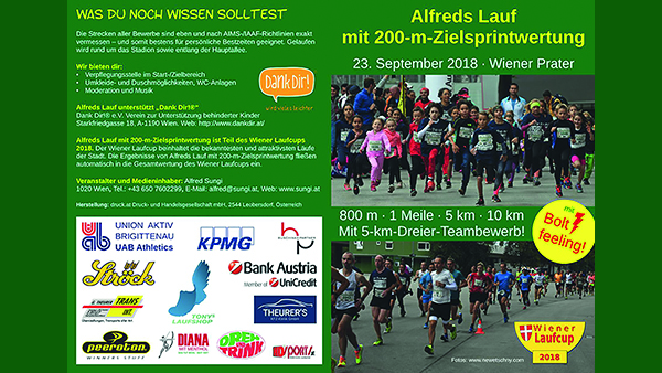 ALFREDS LAUF 2018 UNTERSTÜTZT DANK DIR