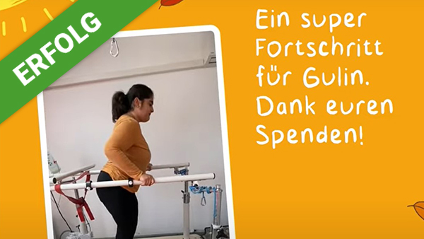 Dank Dir kann Gulin ihre Muskeln stärken!