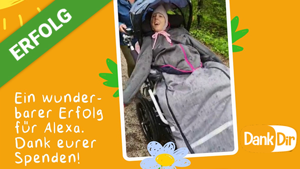 Ein neuer Rehabuggy mit Schiebehilfe für Alexa!