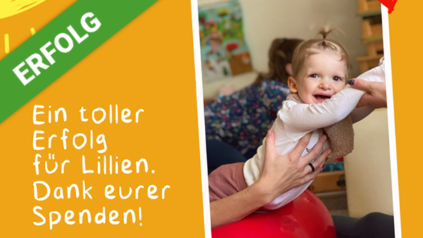 Lillien freut sich über eine Adeli-Therapie!