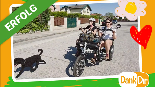 Ein Therapie-Fahrrad für Victoria!