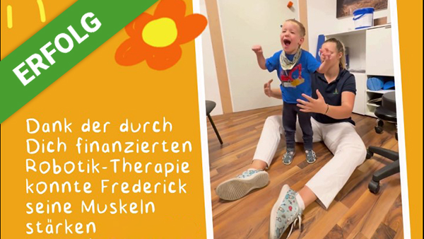 Freude, Bewegung und ein Stück mehr Unabhängigkeit für Frederick! 