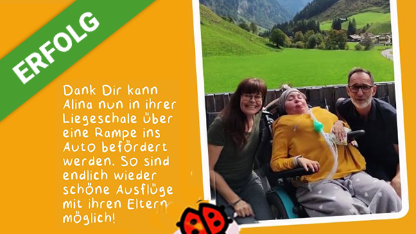 Mehr Lebensfreude für Alina!
