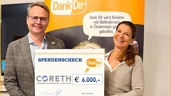 Ein wunderbares Weihnachtsgeschenk der Firma G. Coreth GmbH!