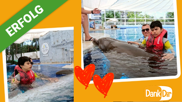 Magische Momente mit Delfinen für Edanur!