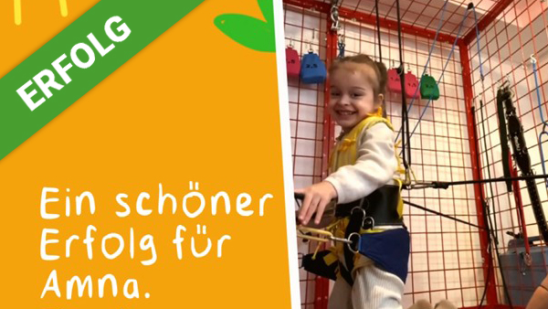 Amnas erste Schritte bewegen auch uns!