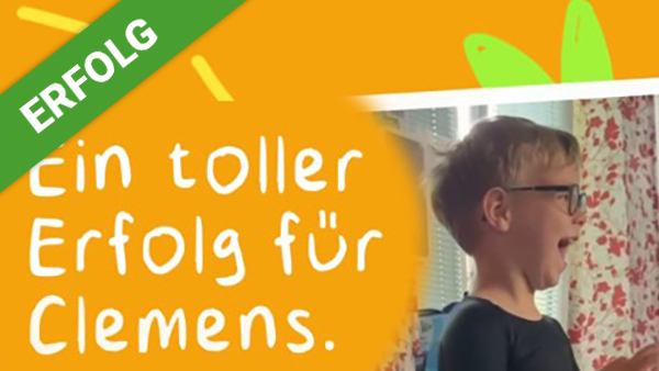 Für Clemens geht’s mit voller Kraft voraus!