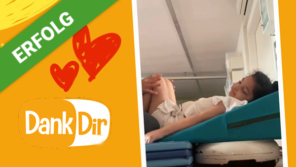 Ein großer Schritt für Sara!